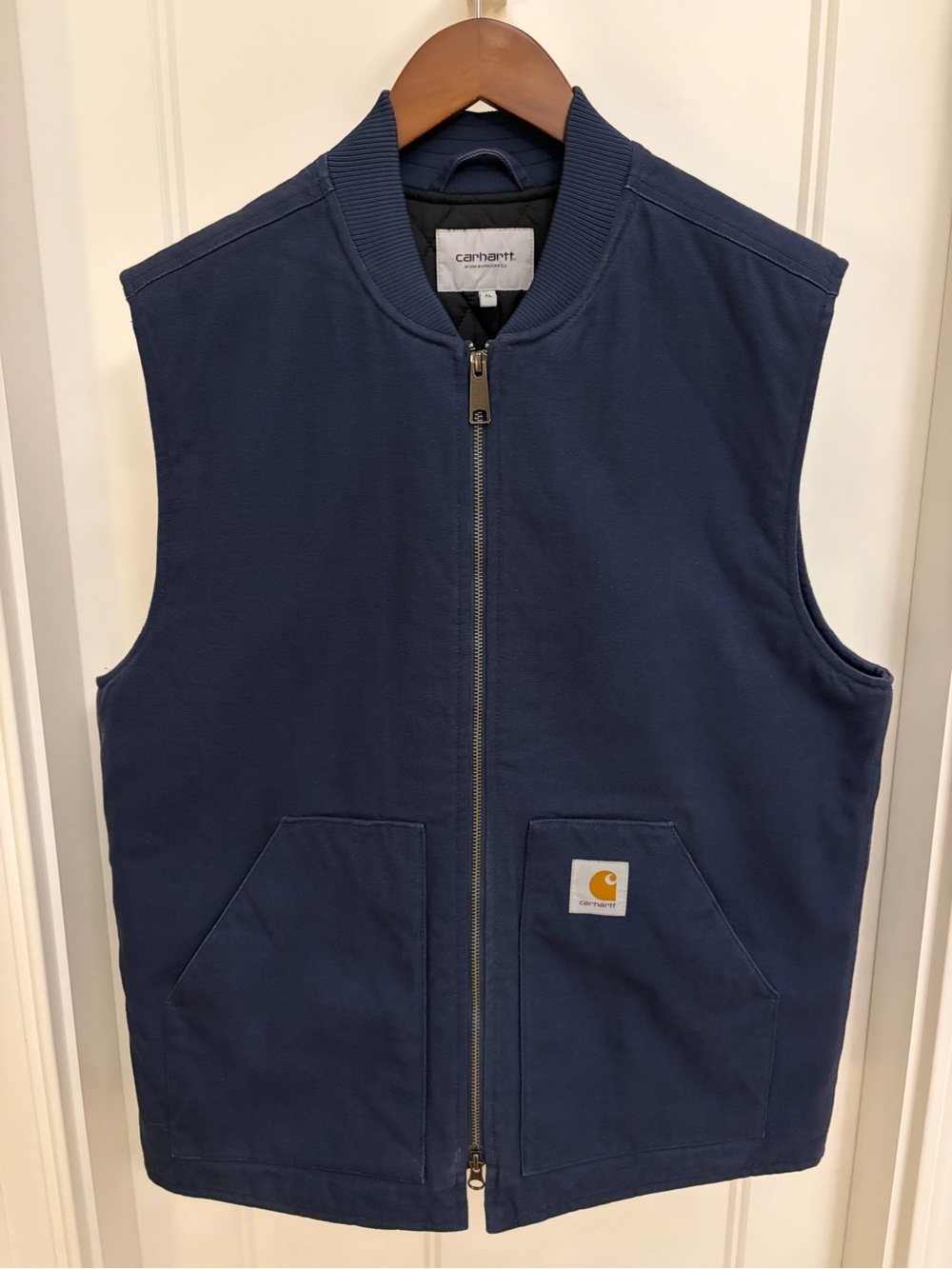 Carhartt Men's Navy Quilted WIP Thinsulate Vest
